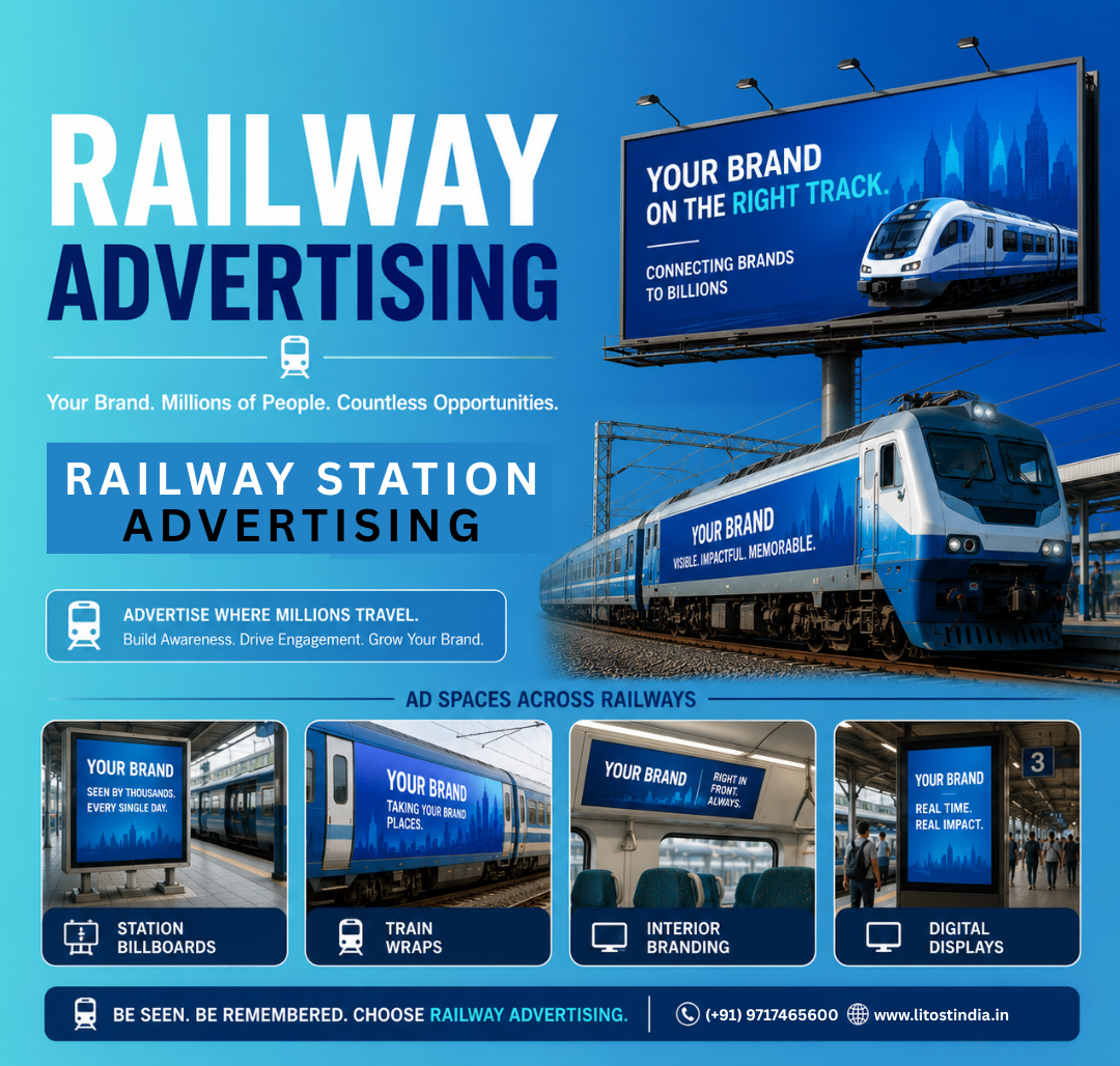 How to Promote in Train Stations: Prices, Types, and Branding Possibilities